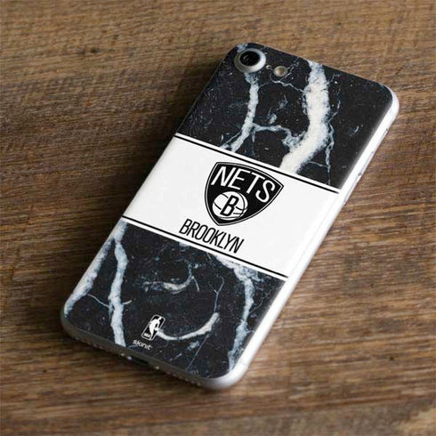 NBA Brooklyn Nets Marble iPhone 8 Skin