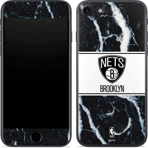 NBA Brooklyn Nets Marble iPhone SE (2nd & 3rd Gen) Skin