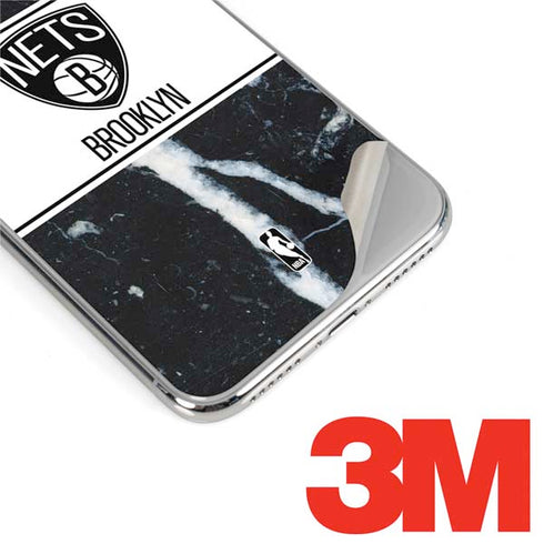 NBA Brooklyn Nets Marble iPhone XR Skin