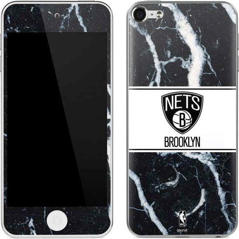 NBA Brooklyn Nets Marble Apple iPod Skin