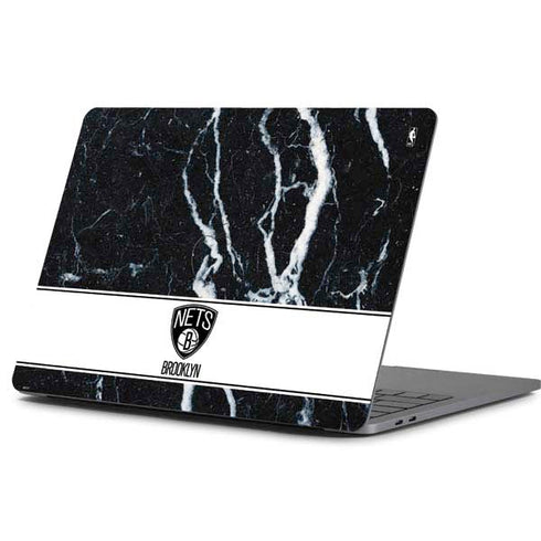 NBA Brooklyn Nets Marble Apple MacBook Pro 13-inch Skin