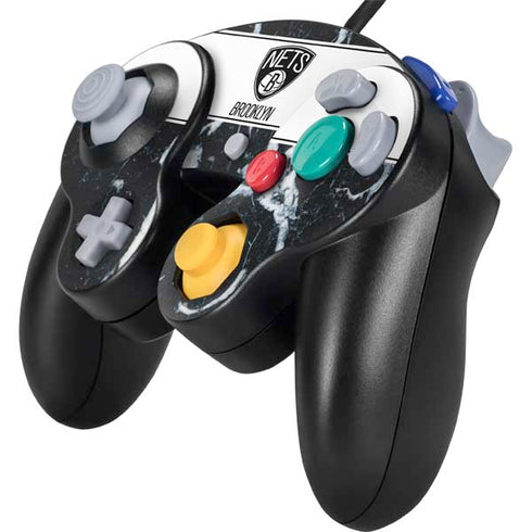 NBA Brooklyn Nets Marble Nintendo GameCube Controller Skin