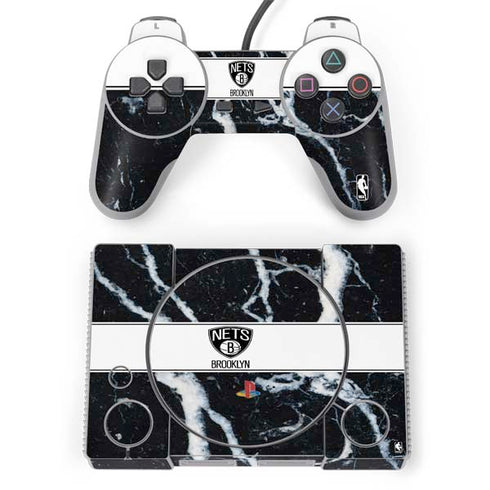 NBA Brooklyn Nets Marble PlayStation Classic Bundle Skin