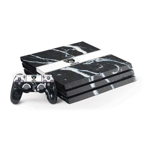 NBA Brooklyn Nets Marble PS4 Pro Bundle Skin