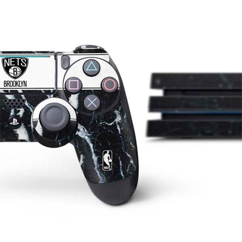 NBA Brooklyn Nets Marble PS4 Pro Bundle Skin