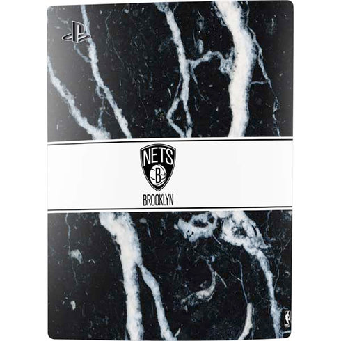 NBA Brooklyn Nets Marble PS5 Console Skin