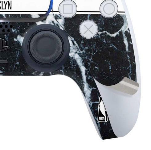 NBA Brooklyn Nets Marble PS5 Controller Skin