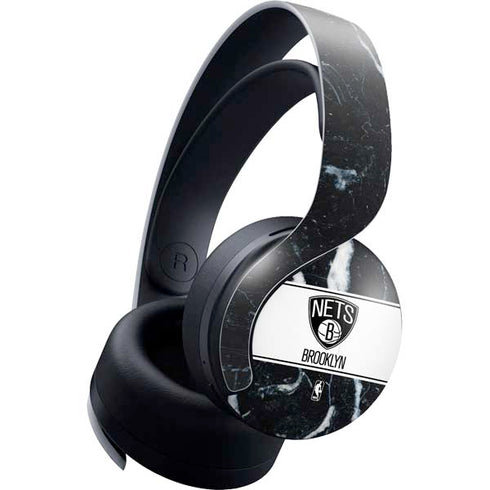 NBA Brooklyn Nets Marble PULSE 3D Wireless Headset for PS5 Skin