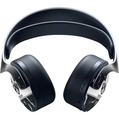 NBA Brooklyn Nets Marble PULSE 3D Wireless Headset for PS5 Skin