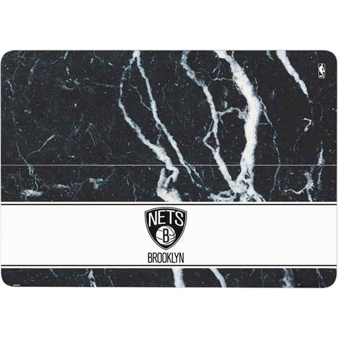NBA Brooklyn Nets Marble Surface Laptop Studio Skin