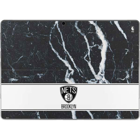 NBA Brooklyn Nets Marble Surface Pro 8 Skin