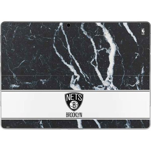 NBA Brooklyn Nets Marble Surface Pro 9 Skin