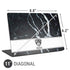 NBA Brooklyn Nets Marble Universal Laptop 11in (8.8 x 6.2in) Skin