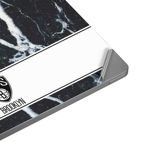 NBA Brooklyn Nets Marble Universal Laptop 12in (9.8 x 6.8in) Skin