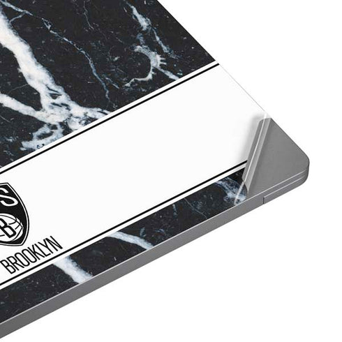 NBA Brooklyn Nets Marble Universal Laptop 13in (10.6 x 7.6in) Skin