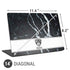NBA Brooklyn Nets Marble Universal Laptop 14in (11.4 x 8.2in) Skin