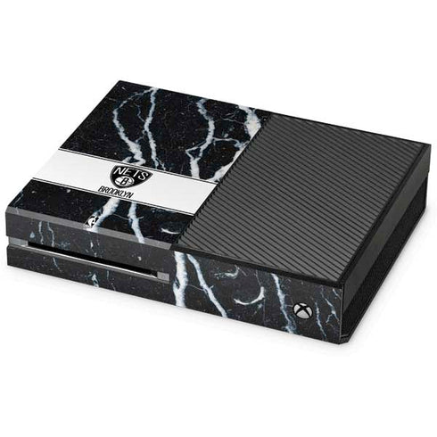 NBA Brooklyn Nets Marble Xbox One Console Skin
