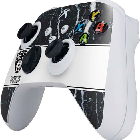 NBA Brooklyn Nets Marble Xbox Series S Controller Skin