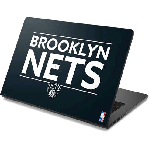 NBA Brooklyn Nets Standard - Black Dell Chromebook Skin