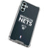 NBA Brooklyn Nets Standard - Black Galaxy A13 5G Clear Case