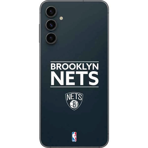 NBA Brooklyn Nets Standard - Black Galaxy A14 5G Skin