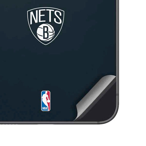 NBA Brooklyn Nets Standard - Black Galaxy A14 5G Skin