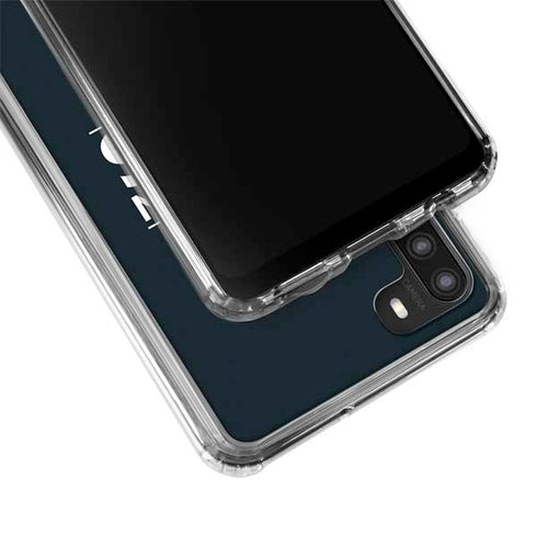 NBA Brooklyn Nets Standard - Black Galaxy A21 Clear Case