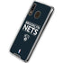 NBA Brooklyn Nets Standard - Black Galaxy A30 Clear Case