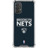 NBA Brooklyn Nets Standard - Black Galaxy A32 5G Clear Case