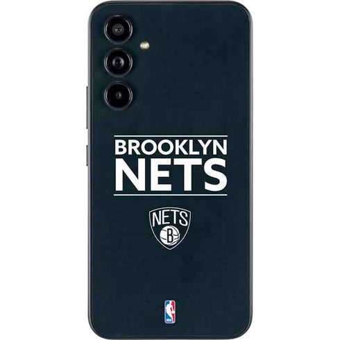 NBA Brooklyn Nets Standard - Black Galaxy A54 5G Skin
