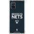 NBA Brooklyn Nets Standard - Black Galaxy A71 5G Clear Case