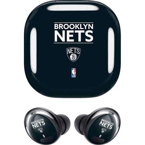 NBA Brooklyn Nets Standard - Black Galaxy Buds Pro Skin