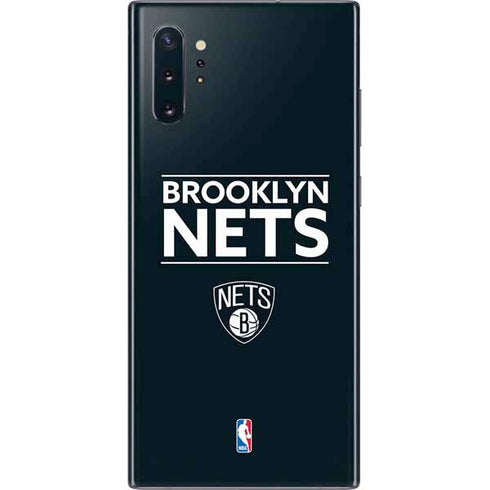 NBA Brooklyn Nets Standard - Black Galaxy Note 10 Plus Skin