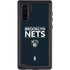 NBA Brooklyn Nets Standard - Black Galaxy Note 10 Waterproof Case