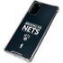 NBA Brooklyn Nets Standard - Black Galaxy Note20 5G Clear Case