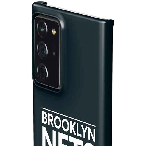 NBA Brooklyn Nets Standard - Black Galaxy Note20 Ultra 5G Lite Case