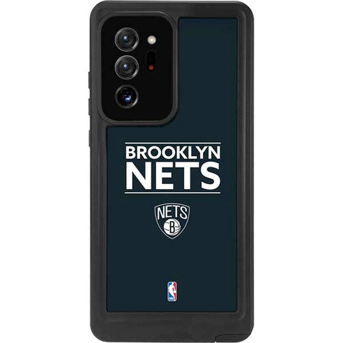 NBA Brooklyn Nets Standard - Black Galaxy Note20 Ultra 5G Waterproof Case