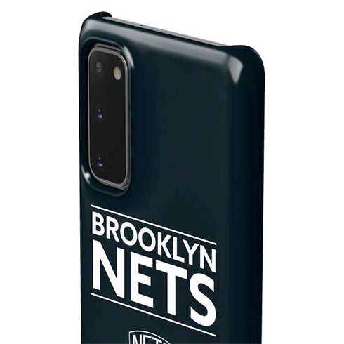 NBA Brooklyn Nets Standard - Black Galaxy S20 Lite Case