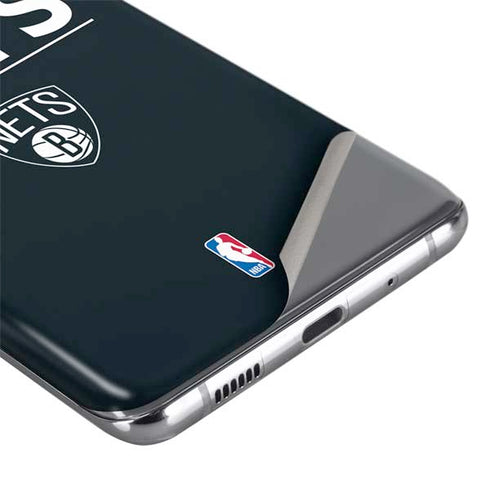 NBA Brooklyn Nets Standard - Black Galaxy S20 Plus Skin