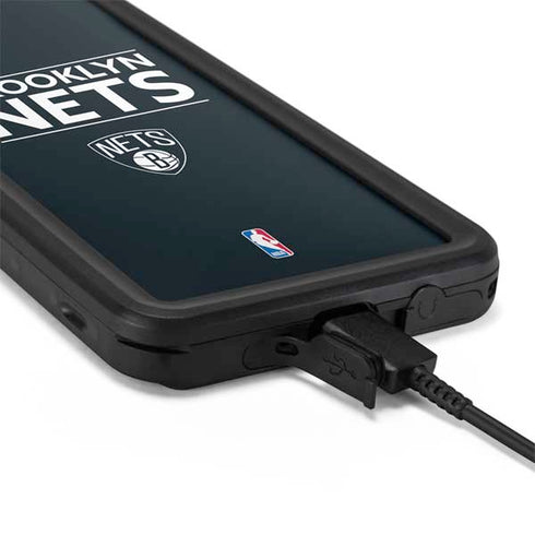 NBA Brooklyn Nets Standard - Black Galaxy S20 Plus Waterproof Case