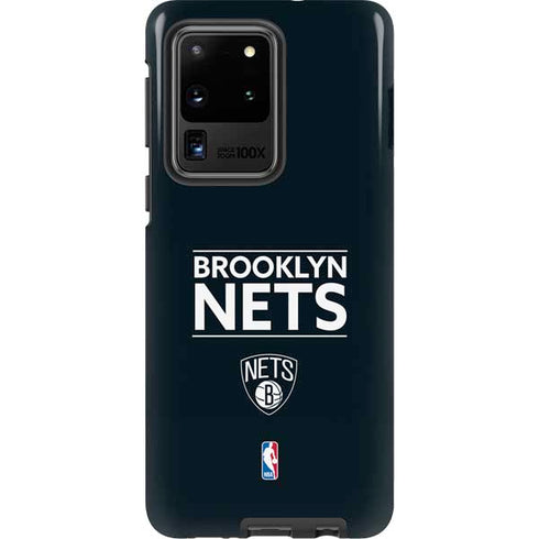NBA Brooklyn Nets Standard - Black Galaxy S20 Ultra 5G Pro Case