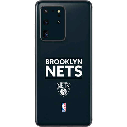 NBA Brooklyn Nets Standard - Black Galaxy S20 Ultra 5G Skin