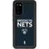 NBA Brooklyn Nets Standard - Black Galaxy S20 Waterproof Case