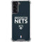 NBA Brooklyn Nets Standard - Black Galaxy S21 5G Clear Case