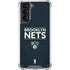 NBA Brooklyn Nets Standard - Black Galaxy S21 5G Clear Case