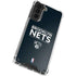 NBA Brooklyn Nets Standard - Black Galaxy S21 5G Clear Case