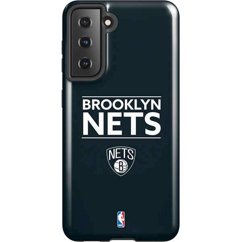 NBA Brooklyn Nets Standard - Black Galaxy S21 5G Pro Case