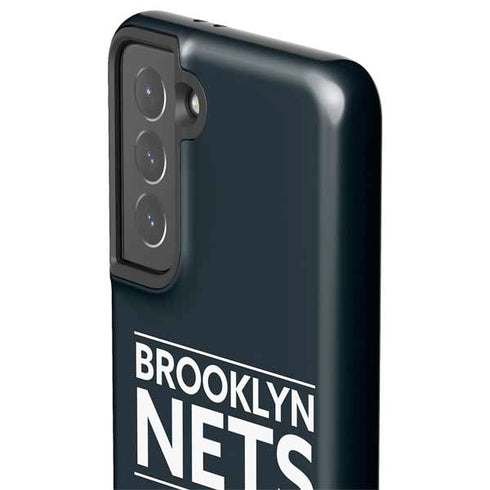 NBA Brooklyn Nets Standard - Black Galaxy S21 5G Pro Case
