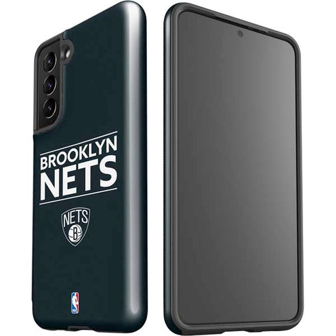 NBA Brooklyn Nets Standard - Black Galaxy S21 5G Pro Case