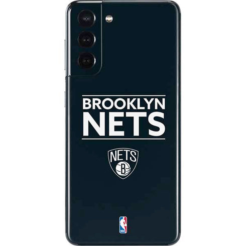 NBA Brooklyn Nets Standard - Black Galaxy S21 5G Skin